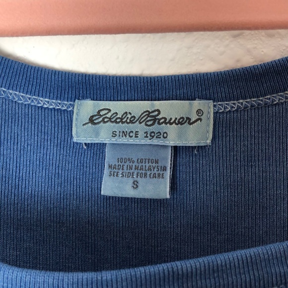 Eddie Bauer 100% cotton indigo hand dyed dress - Picture 3 of 7